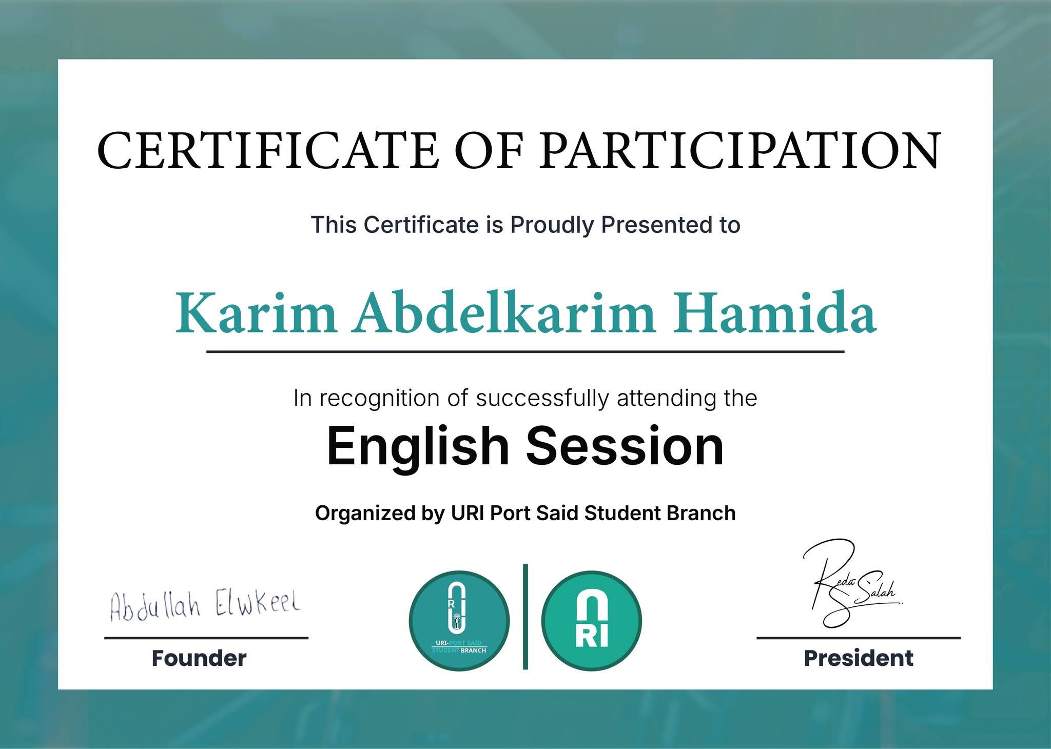 Certificate 6