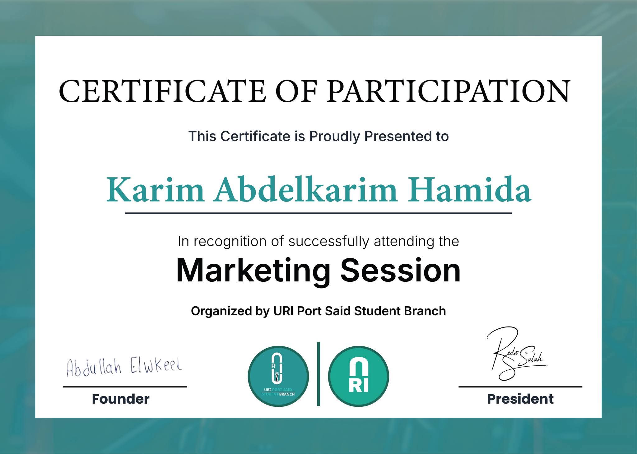 Certificate 5